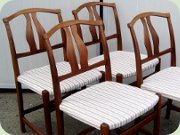 Set of four
                          Scendinavian 60's rosewood chairs