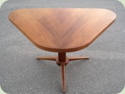 60's triangular
                          pedestal table or dining table