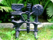 Swedish 60's cast iron
                          sculpture by Olle Hermansson Husqvarna