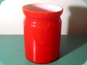 Elme red vase