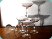 Elegant liqueur
                          glasses