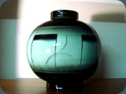 Swedish 1930's Art
                          Deco vase Ilse Claeson Serie V Gutavsberg