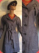 Vintage 70's coat, spring/summer. Made in Sweden for Nino-Flex.