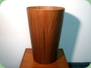 Teak waste basket by
                        Servex Sweden