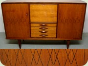 Swedish 50's teak
                          cabinet with drawers