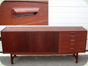 Scandinavian 60's teak
                          sideboard with 5 drawers