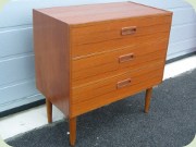 Swedish 60's small
                          chest of drawers