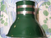 Hinken 70's ceiling
                          lamp in green lacquered metal, Per Sundstedt
                          Kosta-Lampan