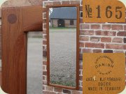 Danish design teak
                          mirror by Aksel Kjersgaard, Odder