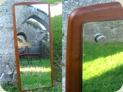 60's teak mirror by
                          Lammhults Möbler