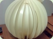 60s plastic ceiling
                          lamp