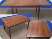 Danish 50's teak
                          extendable dining table