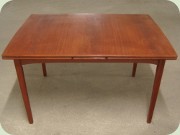 Scandinavian 60's teak
                          extending dining table