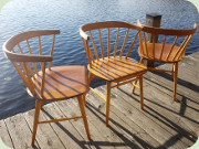 Karmstolar pinnnstolar
                          Wigells Florett 147 teak