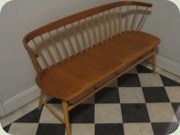 Swedish 50's teak
                          & birch sofa, Wigells Florett