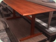 60's table with shaker
                          legs, Karl-Erik Ekselius, JOC Vetlanda.