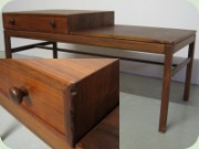 Swedish 60's teak hallway bench with
                          drawer Tingströms Casino by Engström &
                          Myrstrand