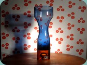 Åseda Bo Borgström
                          60's blue & orange vase