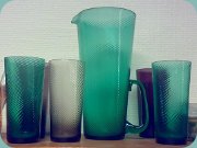 Gullaskruf Snoddas pitcher and glasses,
                          Lennart Andersson