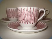 Gustavsberg Salix coffe cup with saucer,
                          Stig Lindberg