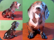 60's dachshund figurine #45 by Katzhütte
                          GDR Eastern Germany