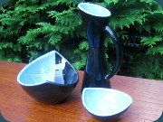 Rörstrand California
                          Carl Harry Stålhane 1952 one vase and two
                          bowls