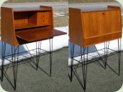 50's teak writing desk
                          IKEA Bang