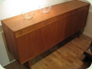 Teak sideboard with 3
                          drawers