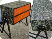 50's teak chest of
                          drawers