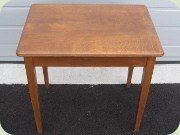 Early 20th century oak
                          side table
